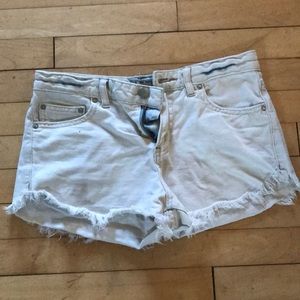 Free People Jean Shorts, Size: W26